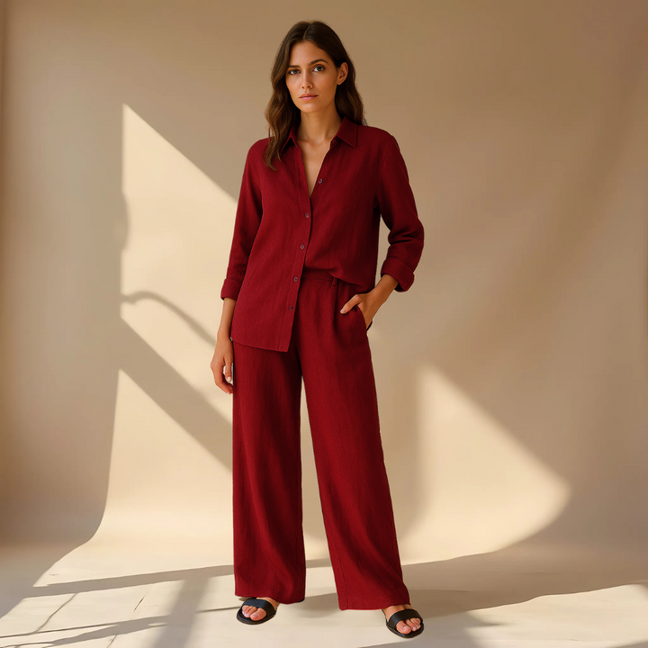 Ashley | Shirt And Pants 2-Piece Set