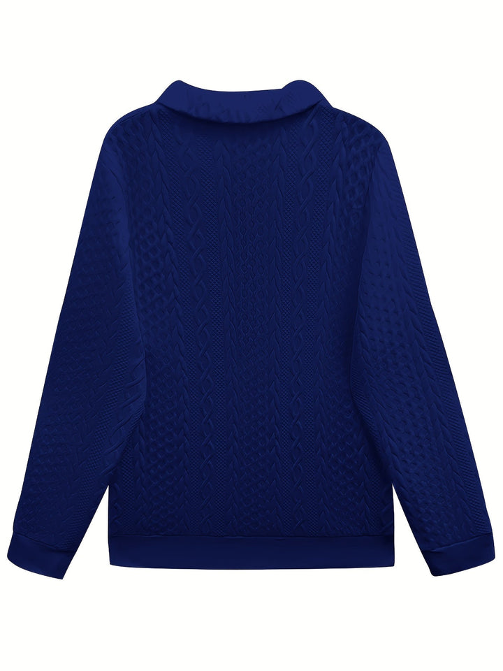 Hallie | Elegant Zipper Sweatshirt