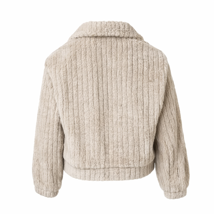 Florienne™ Fuzzy Single-Breasted Coat