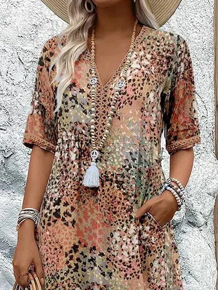 Andrea™ Vibrant Midi Dress