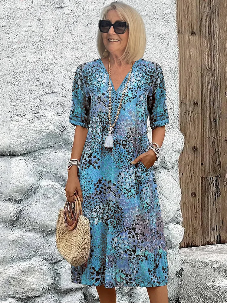 Andrea™ Vibrant Midi Dress