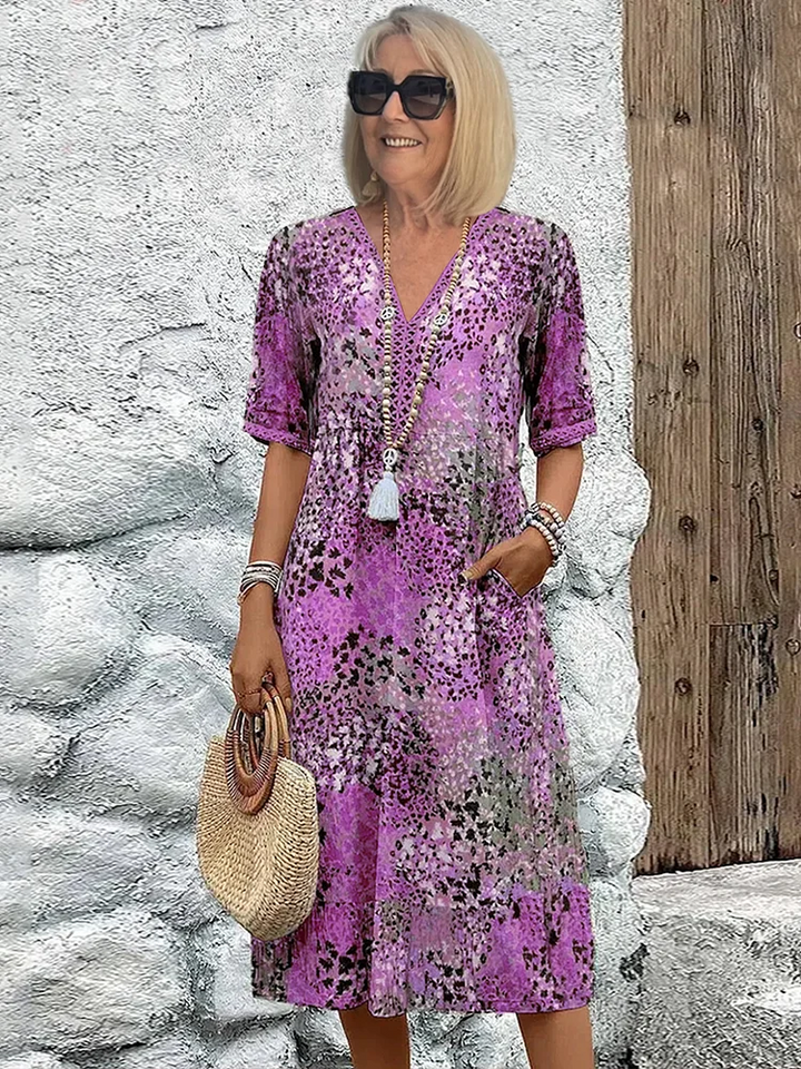 Andrea™ Vibrant Midi Dress