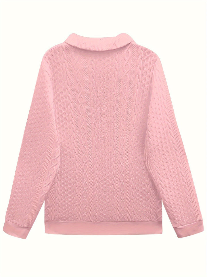 Hallie | Elegant Zipper Sweatshirt